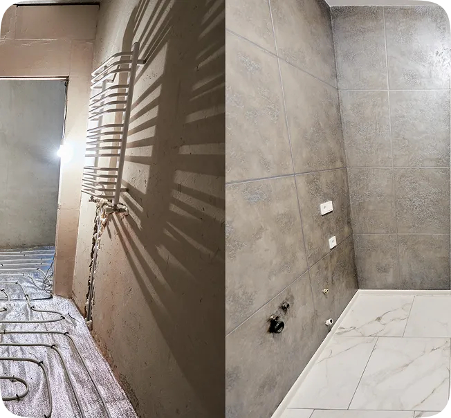 before after