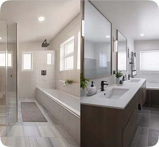 before after